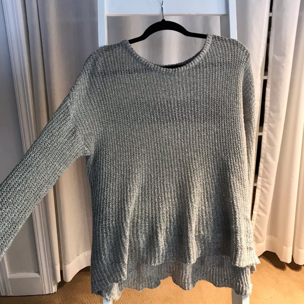 Grey knit sweater from Brandy Melville